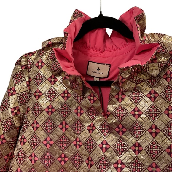 Tuckernuck Bouvier Blouse In The Champagne Dreams Color Way
Size S - Picture 8 of 10